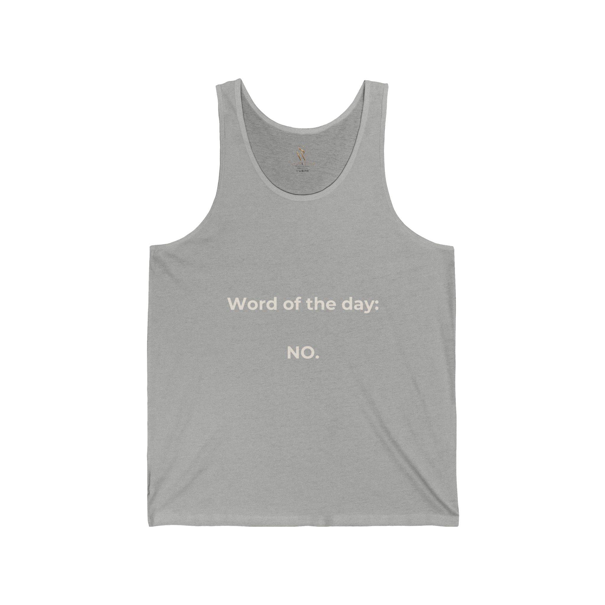 Word Of The Day: NO. Tank